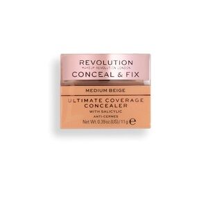 Revolution Conceal & Fix Ultimate Coverage in Medium Beige.